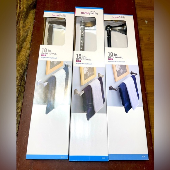 Homepointe 18" Towel Bar - Picture 1 of 3